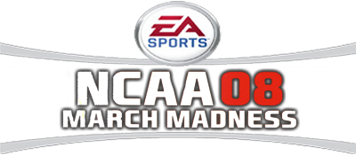 NCAA March Madness 08 logo for Playstation 2